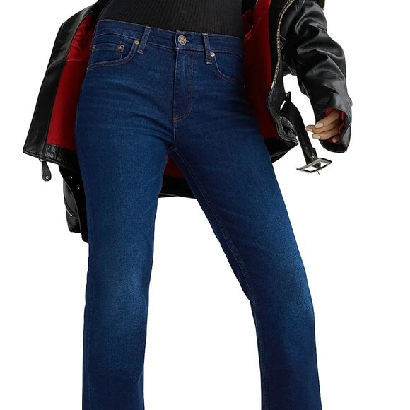 rag & bone Peyton Mid Rise Bootcut Jeans in Clarissa Size 24 NWT - Picture 6 of 8